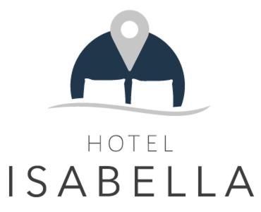 a logo for a hotel idealebel abelifa at Hotel Isabella in Frankfurt/Main