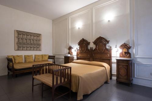 Кровать или кровати в номере Hotel Due Mori