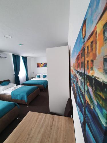 Wellness&Spa Hotel Astoryaにあるベッド