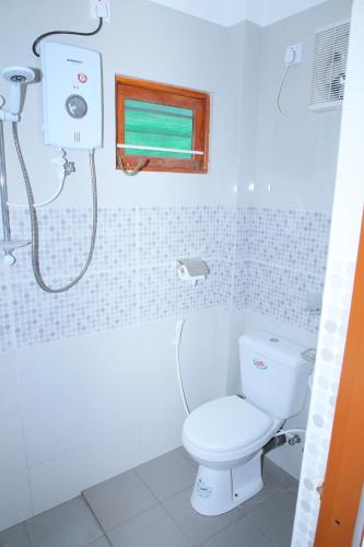 Koupelna v ubytování Hotel Cedar