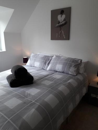 Postel nebo postele na pokoji v ubytování West Garth Cottage