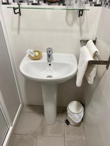 Ένα μπάνιο στο Hostal Casa Vispe