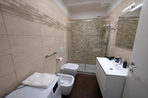 Vonios kambarys apgyvendinimo įstaigoje Appartamento L’Anzolim