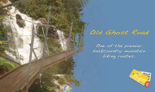 een oude spookweg een van de belangrijkste elektrische mountainbikeroutes bij Thornton Lodge Motel in  Waipukurau