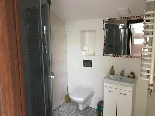 Apartamenty Mieszkaniowe Kadrema tesisinde bir banyo