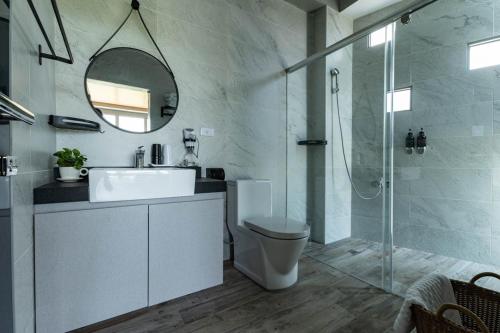 Un baño de 靜樹湖民宿Jing Shuhu B&B