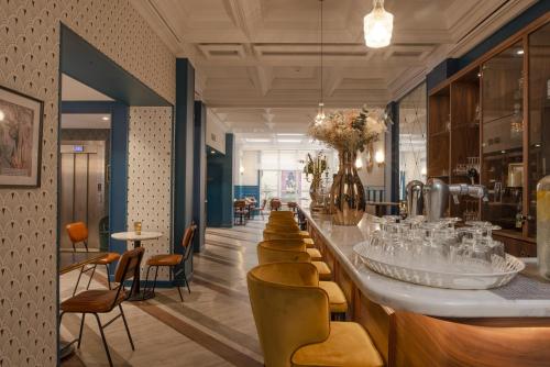 Posezení v ubytování Hôtel Le Bristol