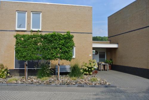 a building with a tree in front of it at B&B Von Clermont Park in Vaals
