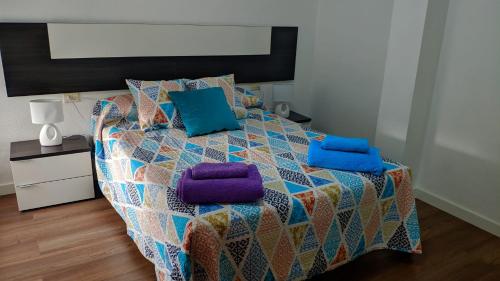 Postel nebo postele na pokoji v ubytování Duplex Gaia