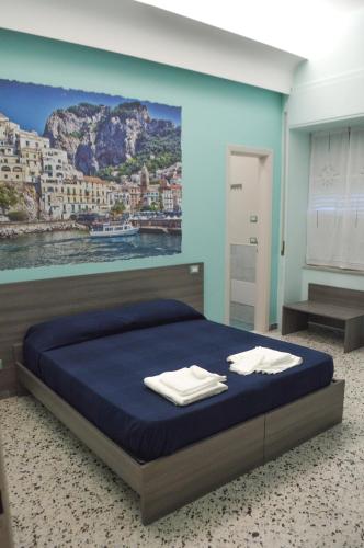 Una cama o camas en una habitación de La fontana de li Papi