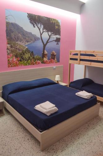 Una cama o camas en una habitación de La fontana de li Papi