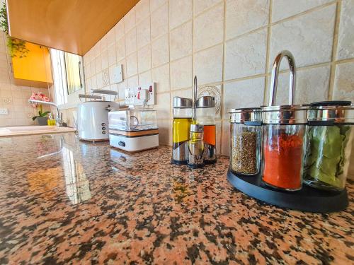 Dapur atau dapur kecil di Katya-Sofia Villa - Tranquility with Sea View