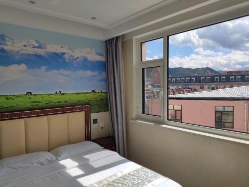 Balkon ili terasa u objektu Carpool Fun Hotel Zhangjiakou Chongli