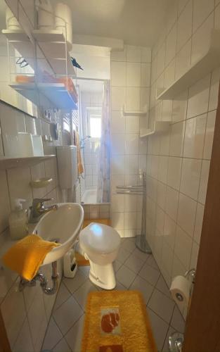 Koupelna v ubytování Ilse Maier