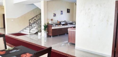 Kuchyň nebo kuchyňský kout v ubytování Pensjonat Sielanka