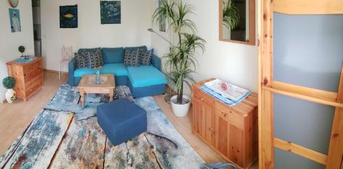 Una cama o camas en una habitación de Ferienwohnung Diekelmann _ Poststr
