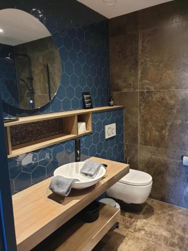 Ein Badezimmer in der Unterkunft Het Pauwtje
