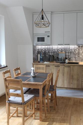 Kuchyňa alebo kuchynka v ubytovaní Apartament Antolka