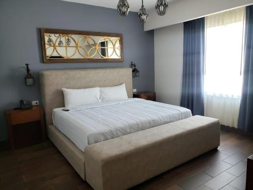 Postel nebo postele na pokoji v ubytování HOTEL PLAZA MATAMOROS