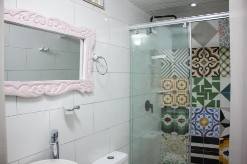 Koupelna v ubytování Casa St James