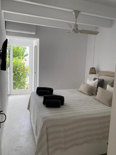 Ένα ή περισσότερα κρεβάτια σε δωμάτιο στο Es Chalet