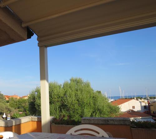 a view from the balcony of a house at Iocchedda in Porto Ottiolu