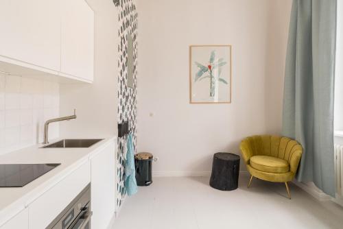 Кухня или мини-кухня в Design Apartments -Innenstadt, Bäckerstr 8
