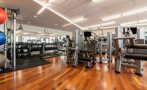 a gym with lots of treadmills and machines at Willard InterContinental Washington by IHG in Washington