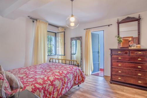 Кровать или кровати в номере Casa Rural Monte Dios
