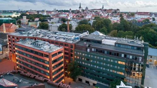 Nespecifikovaný výhled na destinaci Tallinn nebo výhled na město při pohledu z hotelu