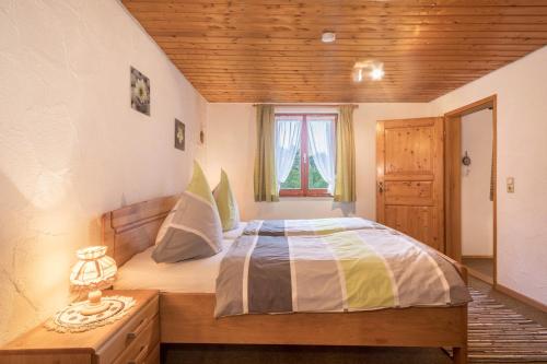 Postel nebo postele na pokoji v ubytování Ferienhof Wetzel Fewo 1