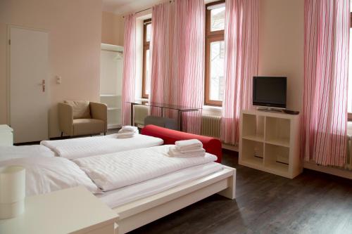 Katil atau katil-katil dalam bilik di Boardinghouse Vegesack