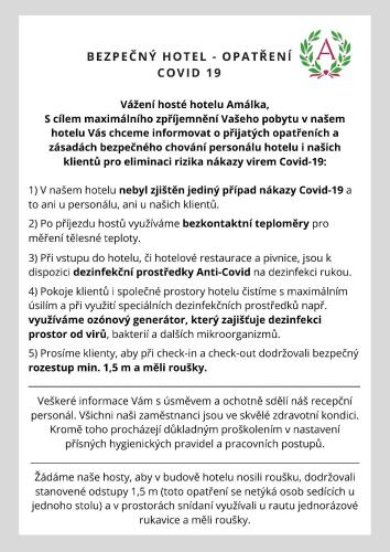 a page of a document with the words emergency hospital patient compiled at Amálka u Řípu in Straškov