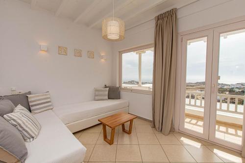 Μπαλκόνι ή βεράντα στο Overview Mykonos Apartments
