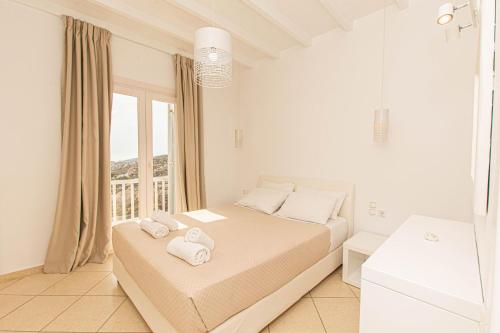 Overview Mykonos Apartments tesisinde bir oda