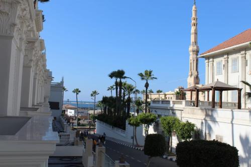 a view of the city from the palace at Royal Jewel Al Raml Hotel in Alexandria