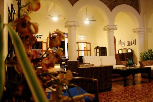 Гостиная зона в Casa Bustamante Hotel Boutique