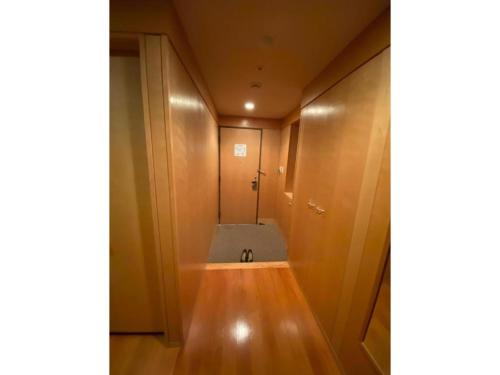 岐阜市にあるHotel Grand Vert Gizan - Vacation STAY 95362の- ウォークインシャワー(シンク付)