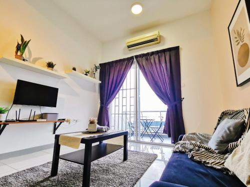 Zona d'estar a Skypod Residence Puchong