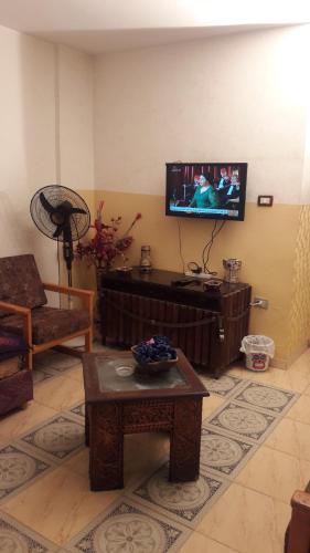 TV a/nebo společenská místnost v ubytování Al Seoudi Furnished Units