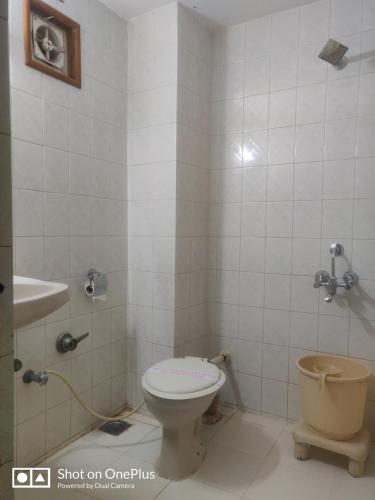 Koupelna v ubytování Hotel GRG