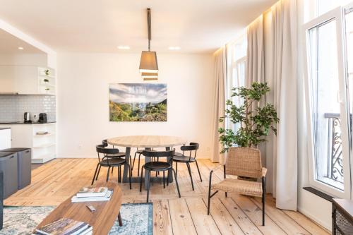 Χώρος καθιστικού στο Spacious modern appartments in the heart of Brussels