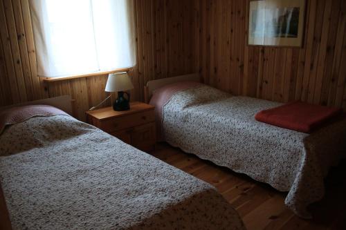 En eller flere senger på et rom på Czerwony Domek
