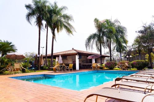 Swimmingpoolen hos eller tæt på Hotel Residence Jaguary