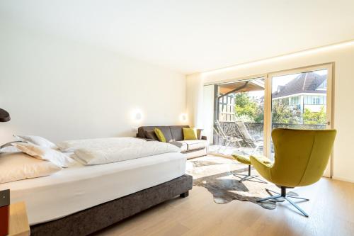 Postel nebo postele na pokoji v ubytování Hotel Gartenresidence Zea Curtis