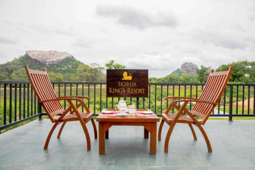 Balkón nebo terasa v ubytování Sigiriya King's Resort