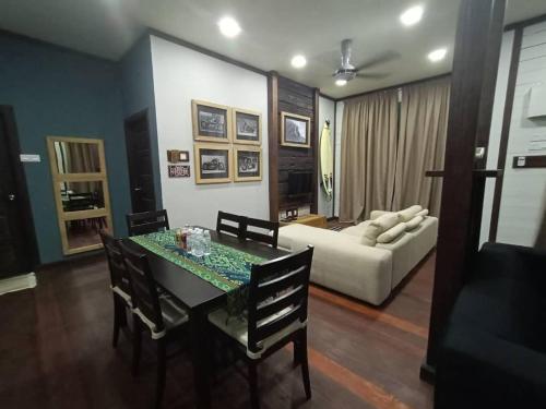 Χώρος καθιστικού στο Old Klang Road Homestay Dungun