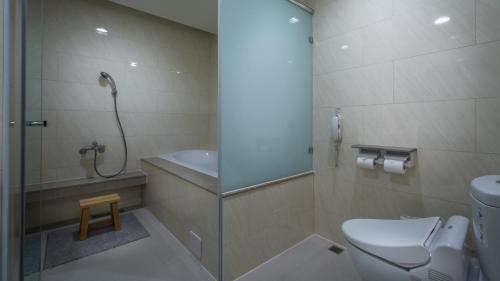 Ένα μπάνιο στο Zhong Ke Hotel