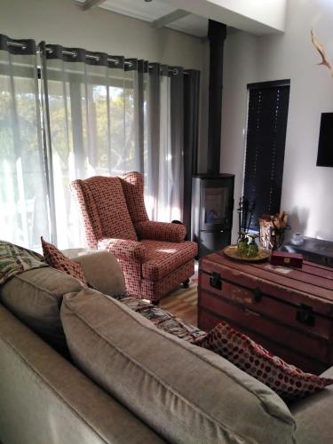 Ein Sitzbereich in der Unterkunft Bramasole Boutique Hotel