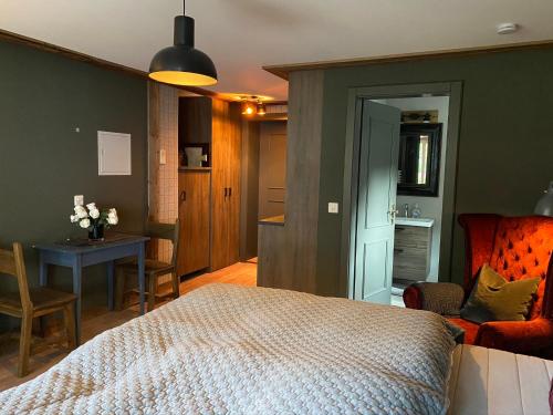 Postel nebo postele na pokoji v ubytování Chalet Bull Zermatt